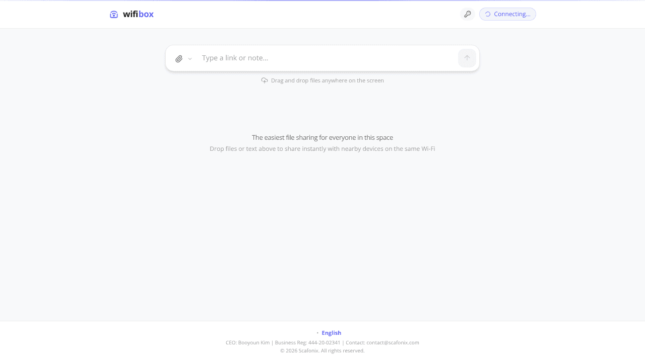 wifibox website screenshot