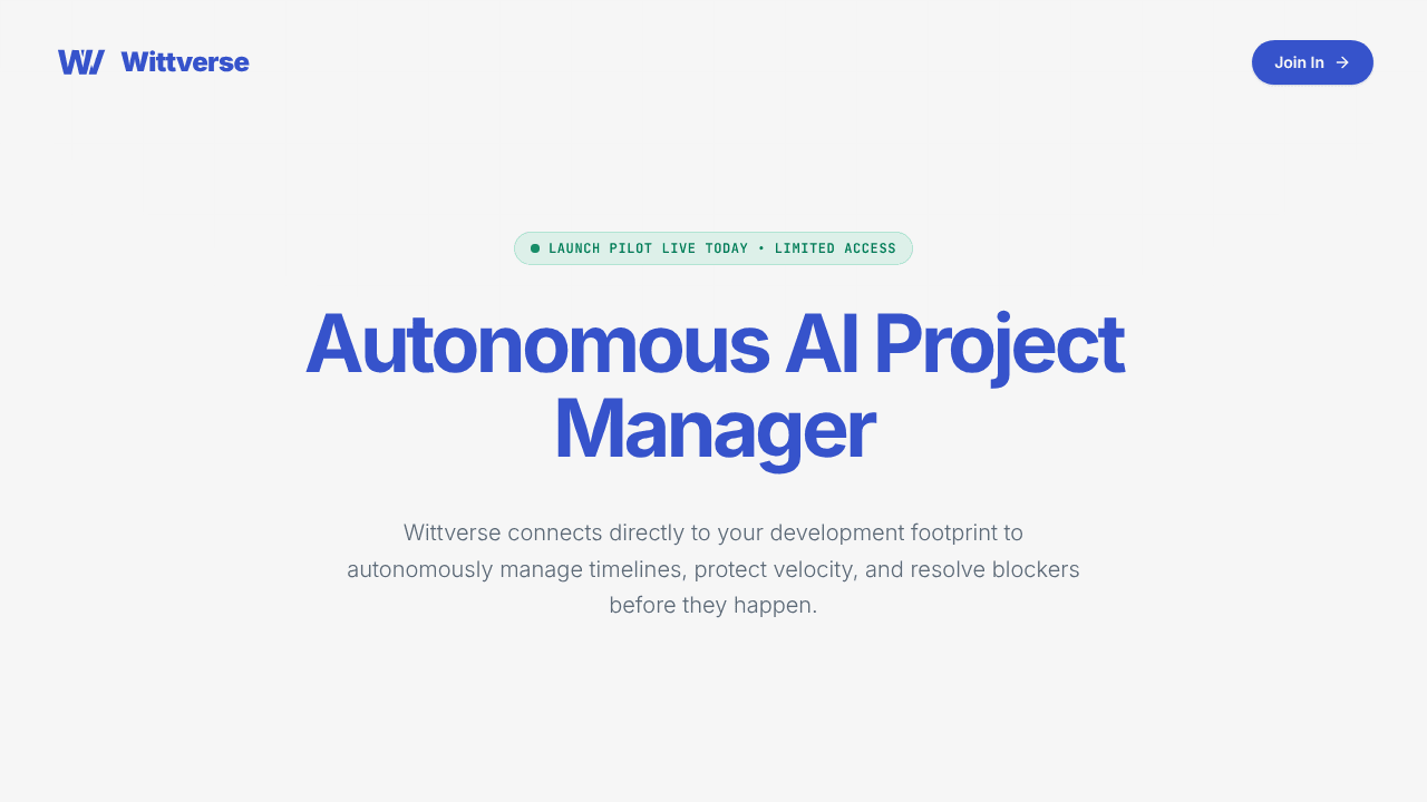 Wittverse website screenshot
