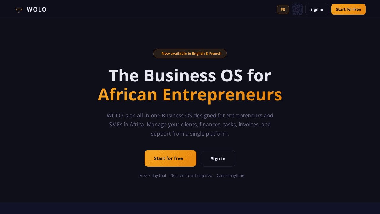 WOLO website screenshot