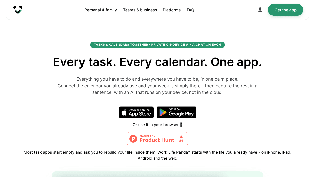 Work Life Panda website screenshot