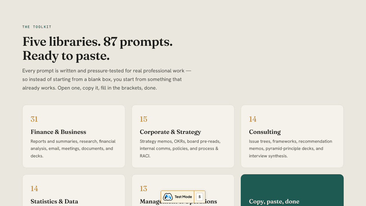Working with Claude website screenshot