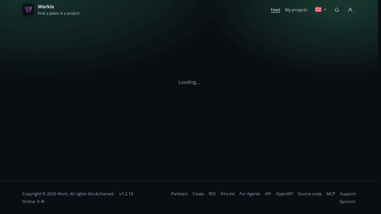 Workix website screenshot
