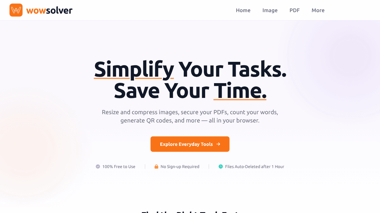 WowSolver website screenshot