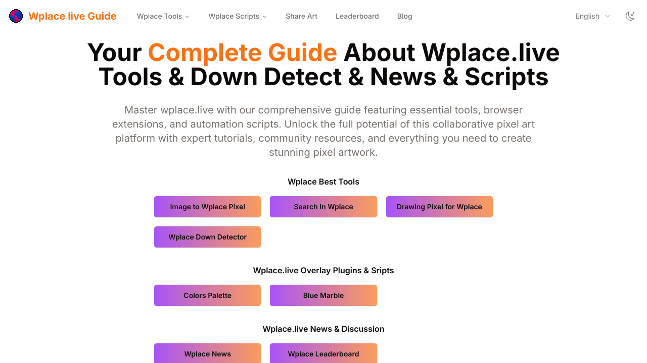 Wplace.live Guide