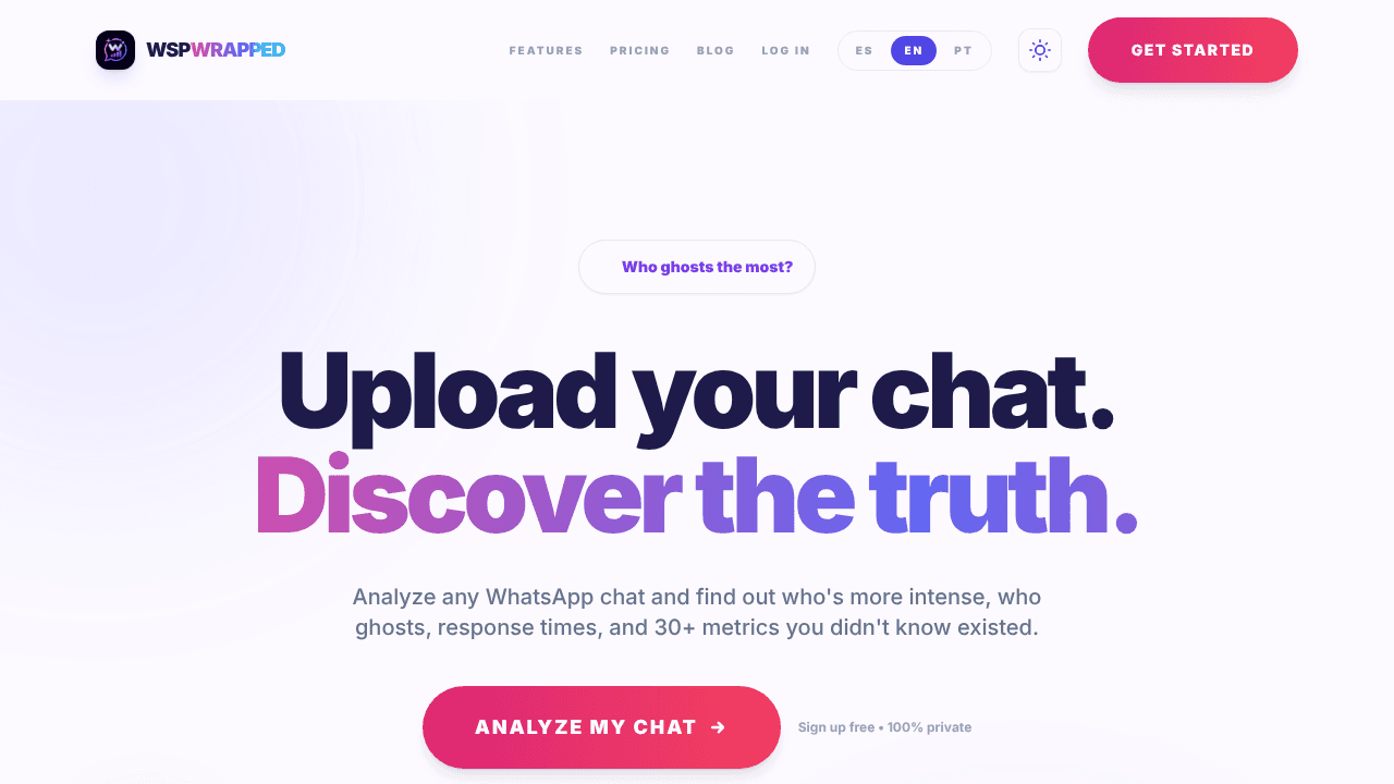 WspWrapped website screenshot