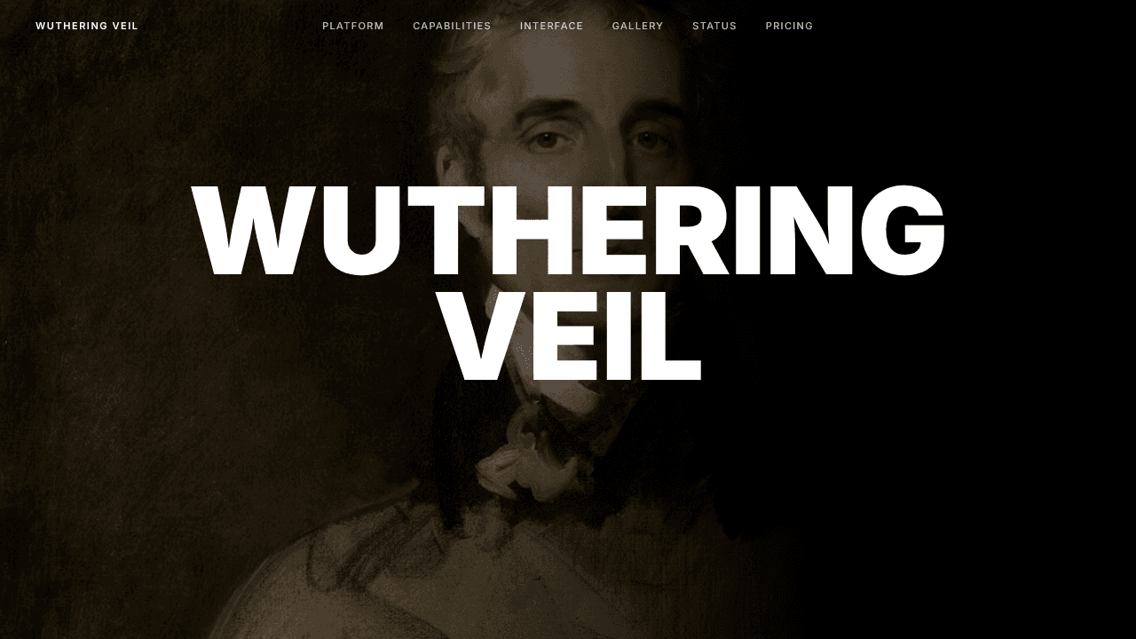 Wuthering Veil website screenshot