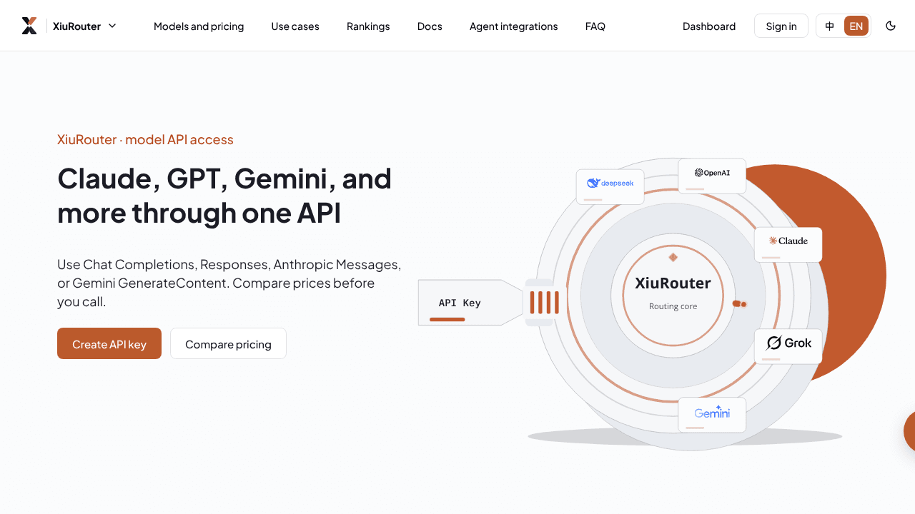 XiuRouter website screenshot