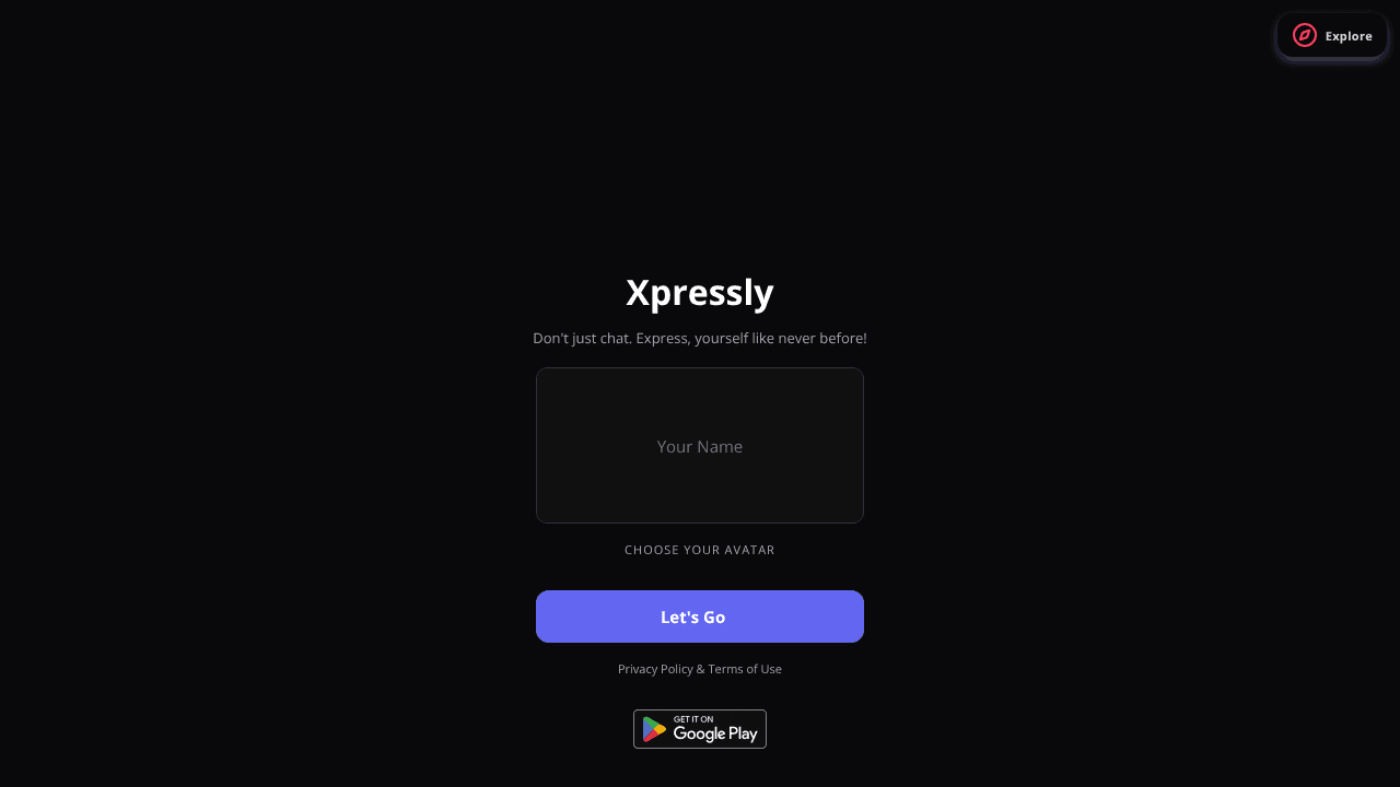 Xpressly website screenshot