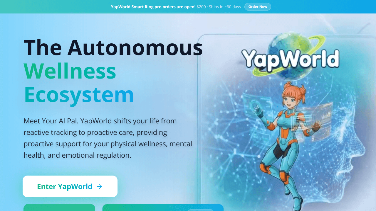 YapWorld website screenshot