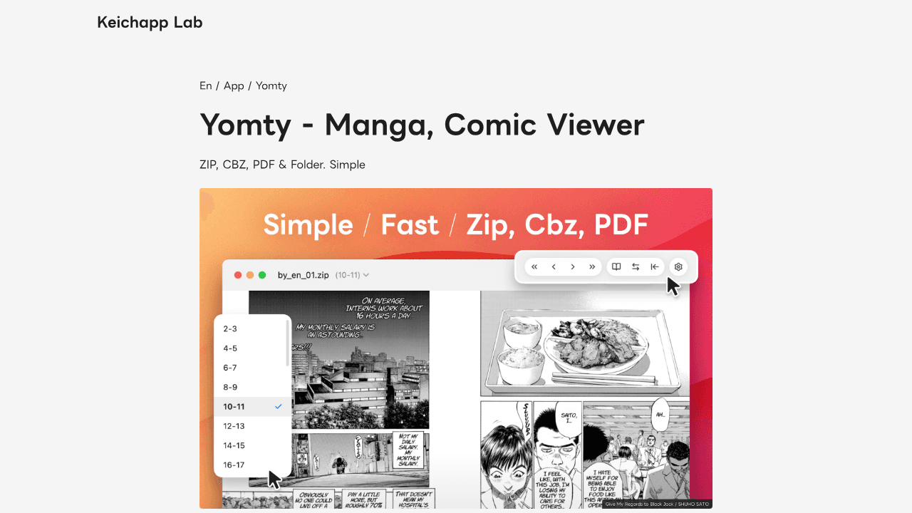 Yomty website screenshot