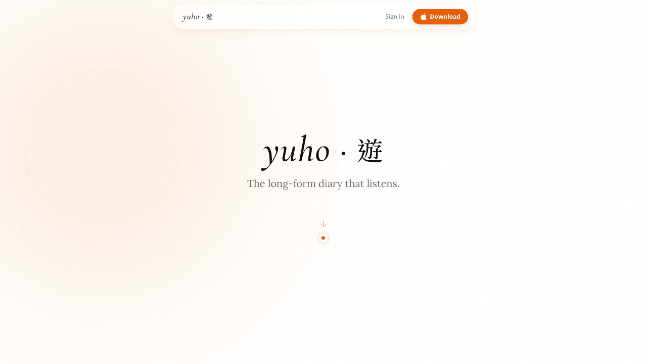 Yuho website screenshot