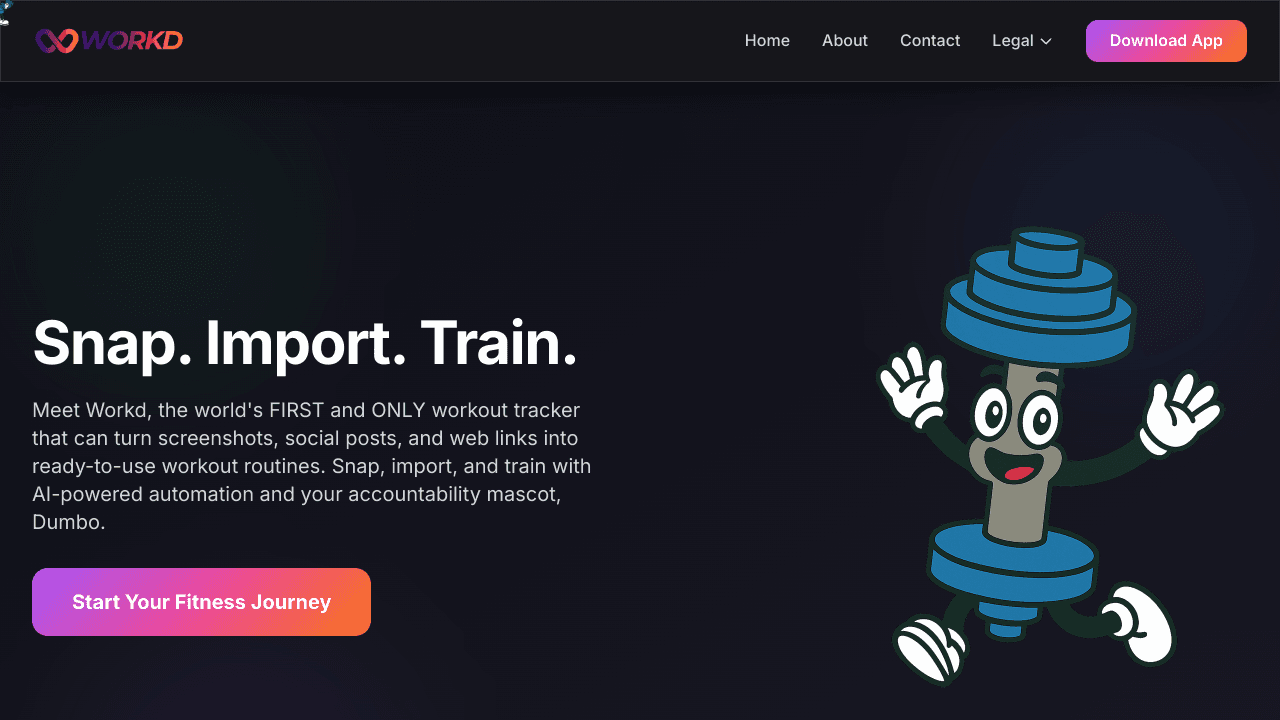 Workd (AI) Fitness Tracker