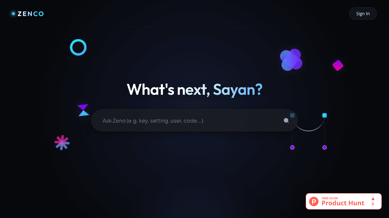 zenco website screenshot