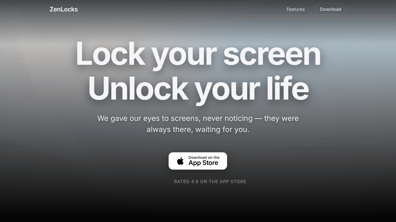 ZenLocks website screenshot