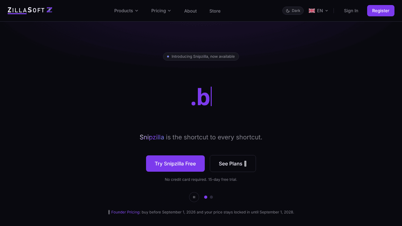 ZillaSoft website screenshot