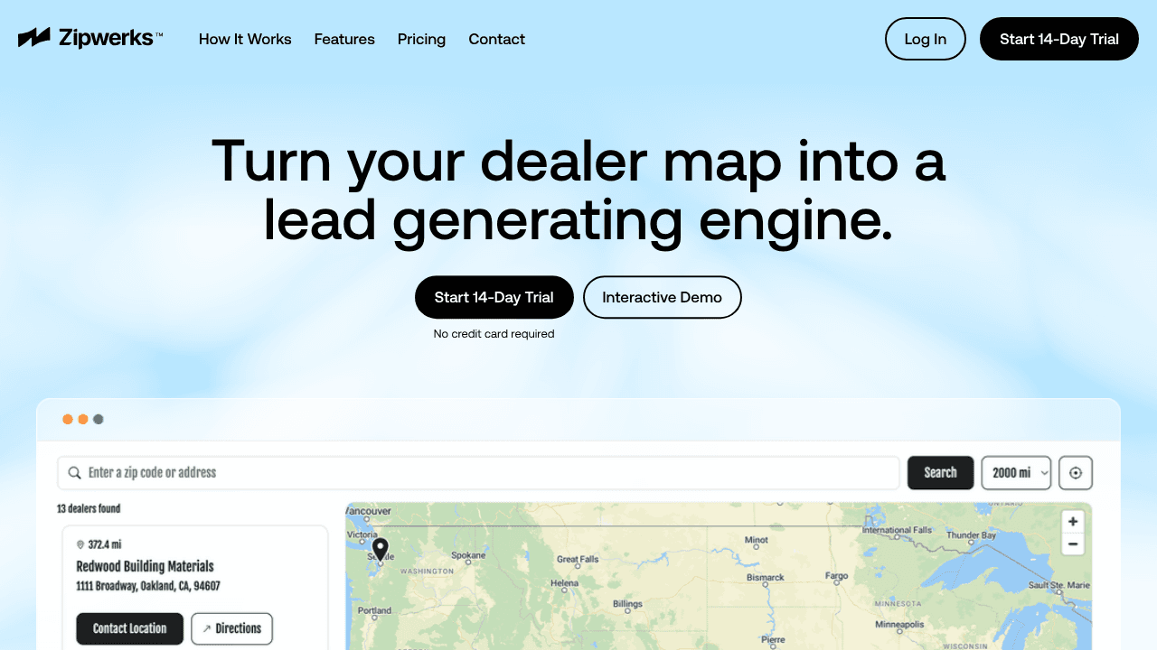 Zipwerks website screenshot