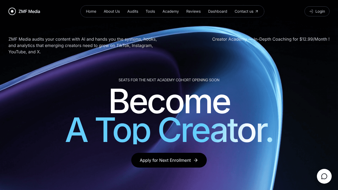 ZMF Media website screenshot