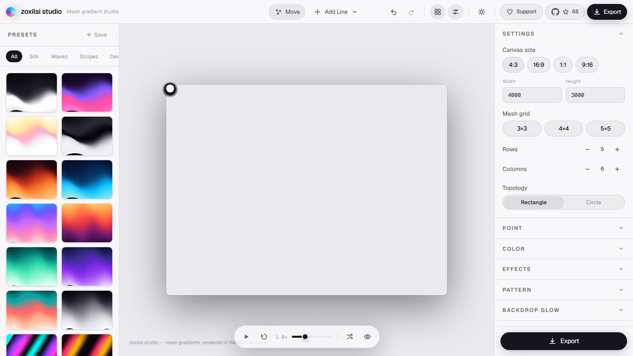 zoxilsi studio website screenshot