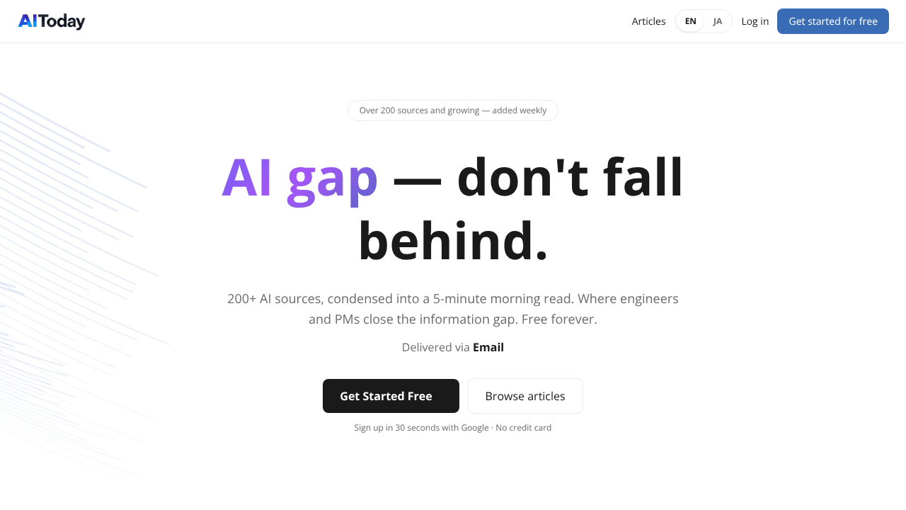 100% FREE AI News for you [AI Today]