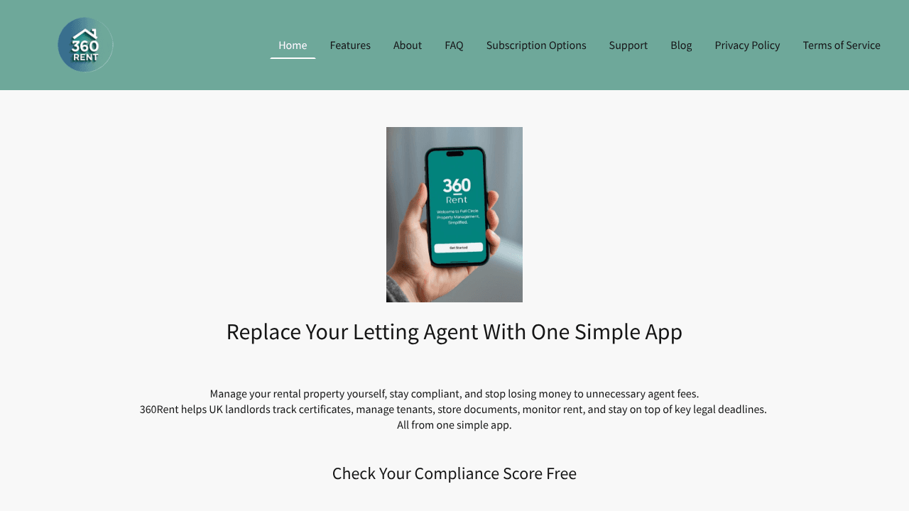 360Rent Stay Compliant. Stay In Control