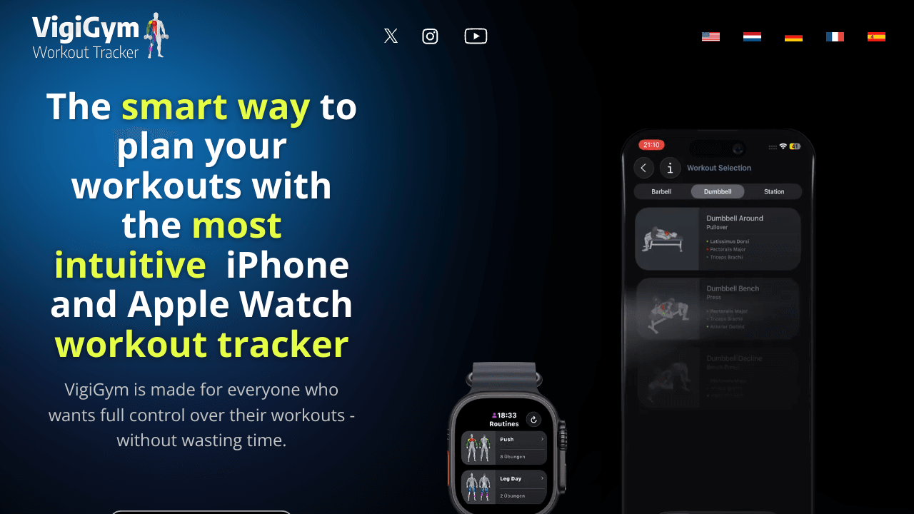 VigiGym – Workout Tracker
