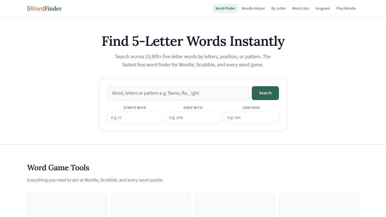 5WordFinder