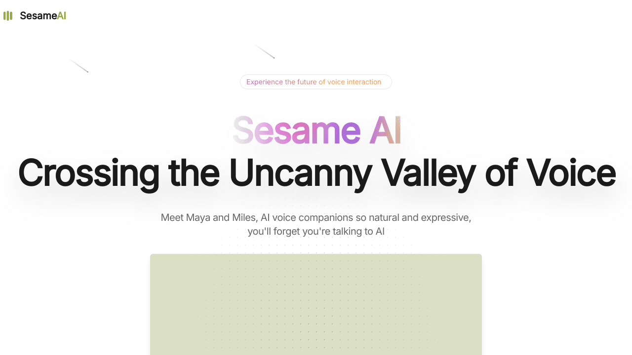 Sesame AI