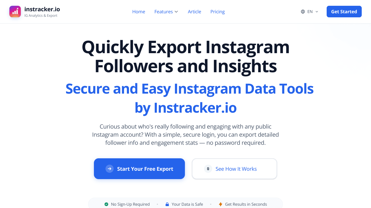 IG Follower Export Tool 