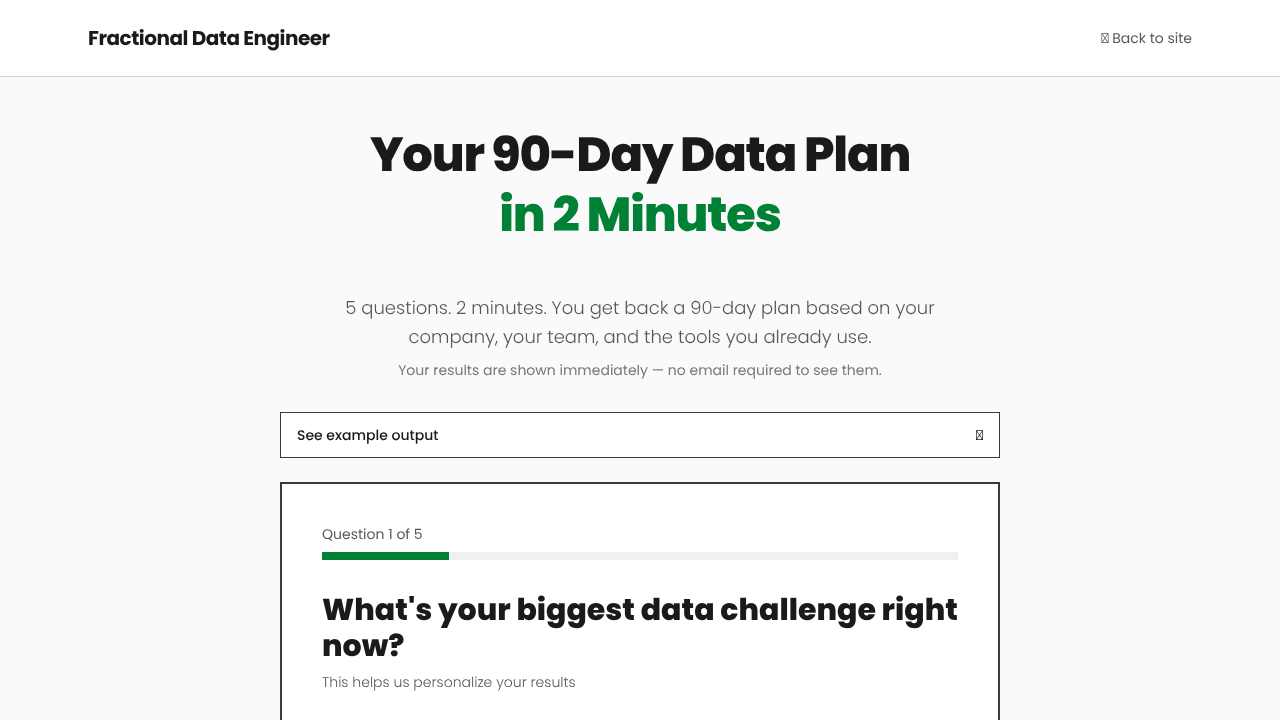 90-Day Data Plan