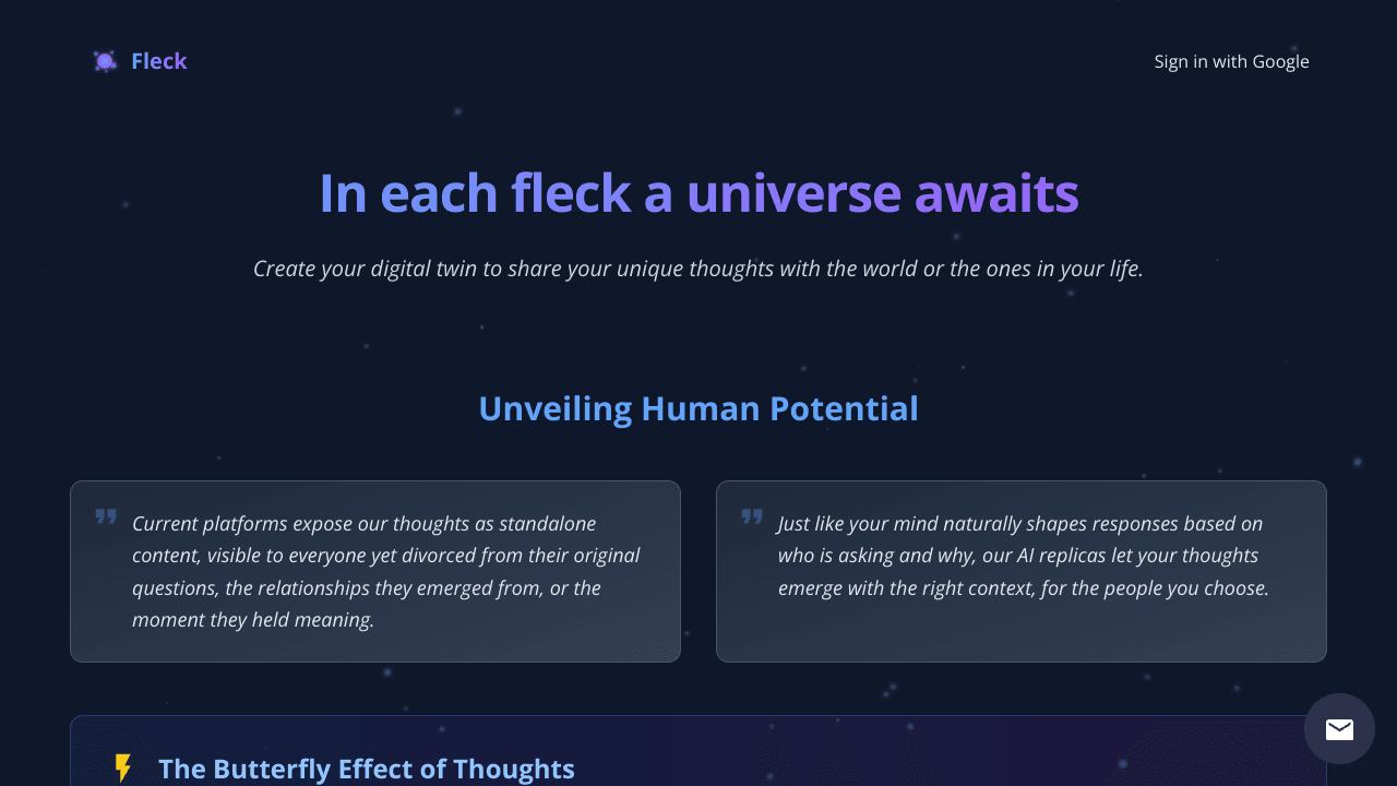 Fleck - AI Replicas That Share Your Knowledge | Create Your Digital Twin