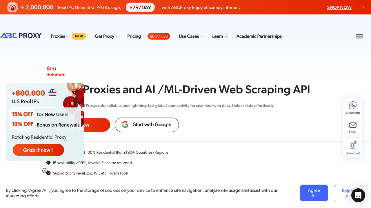 ABCproxy | World-Leading Provider of Residential IP Proxies