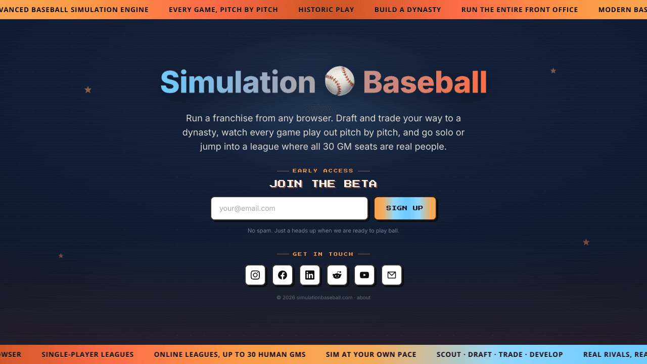 Simulation Baseball