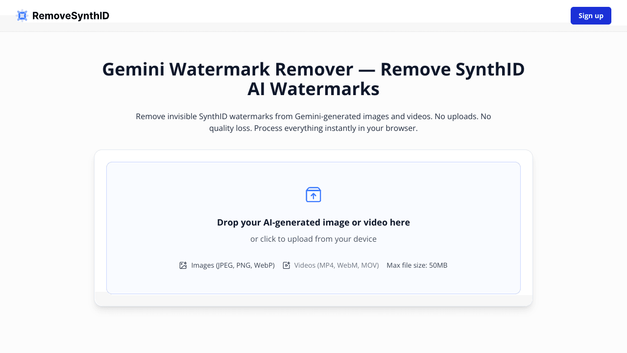 RemoveSynthID