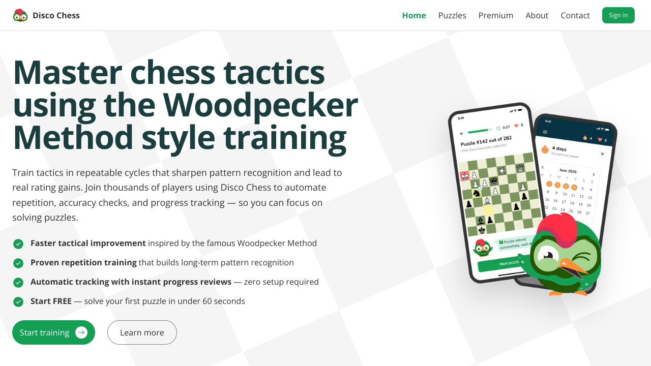 Disco Chess - Woodpecker Method Chess Training