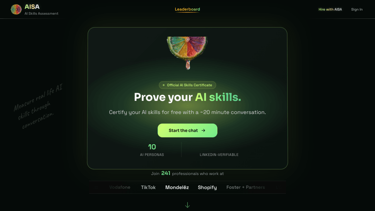 AISA - AI Skills Assessment