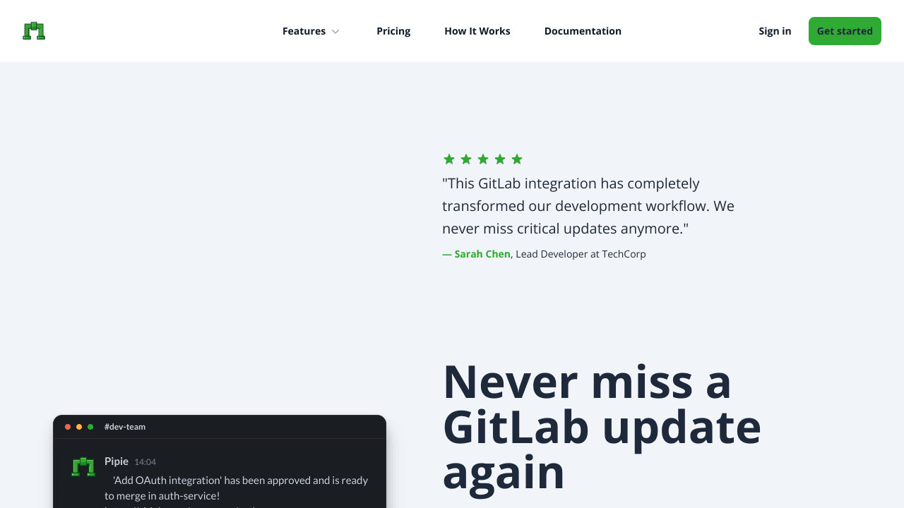 Gitlab Slack Notifications