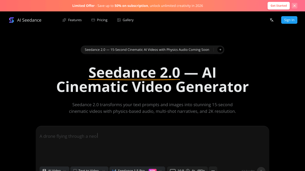 Seedance 2.0 AI 