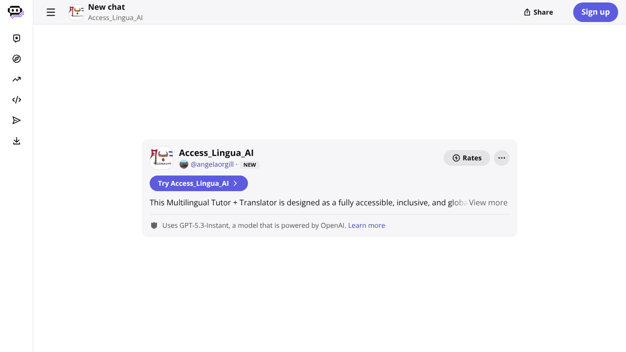 Access_Lingua-Tutor & Translator