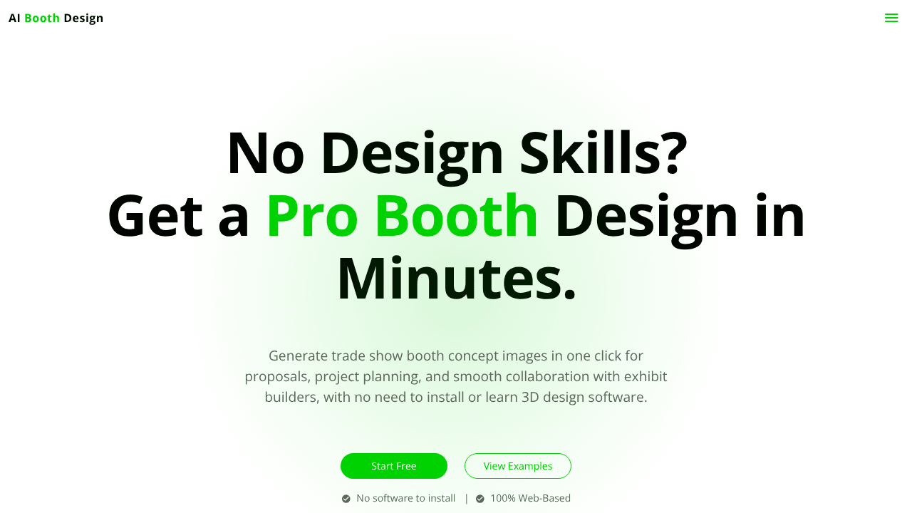 AI Booth Design