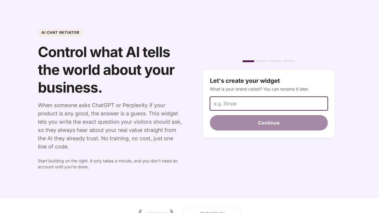 AI Chat Initiator