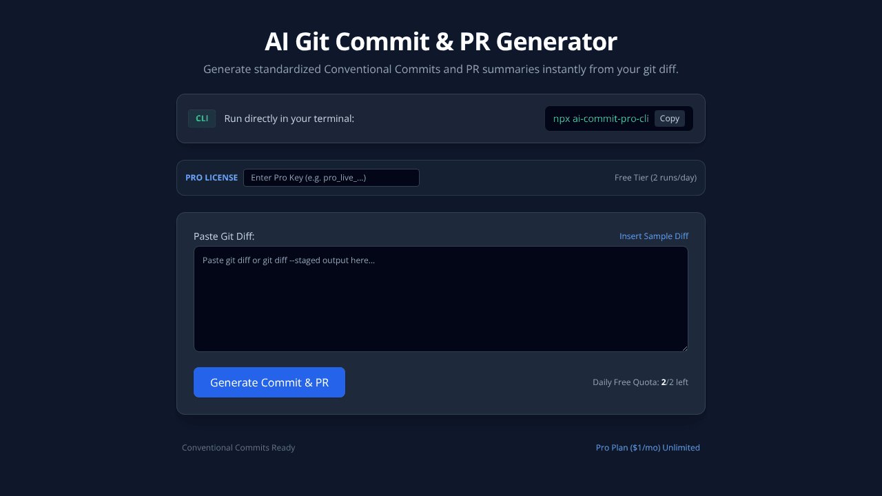 AI Commit Pro