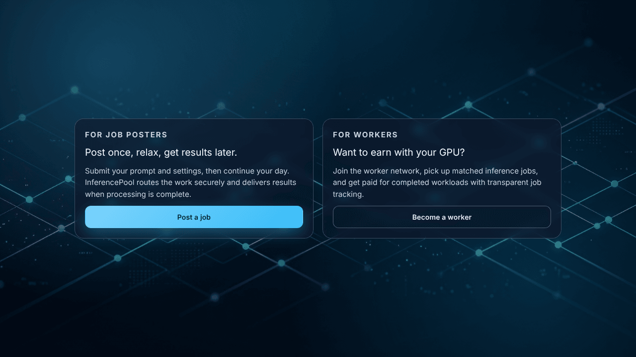 AI Inference Marketplace