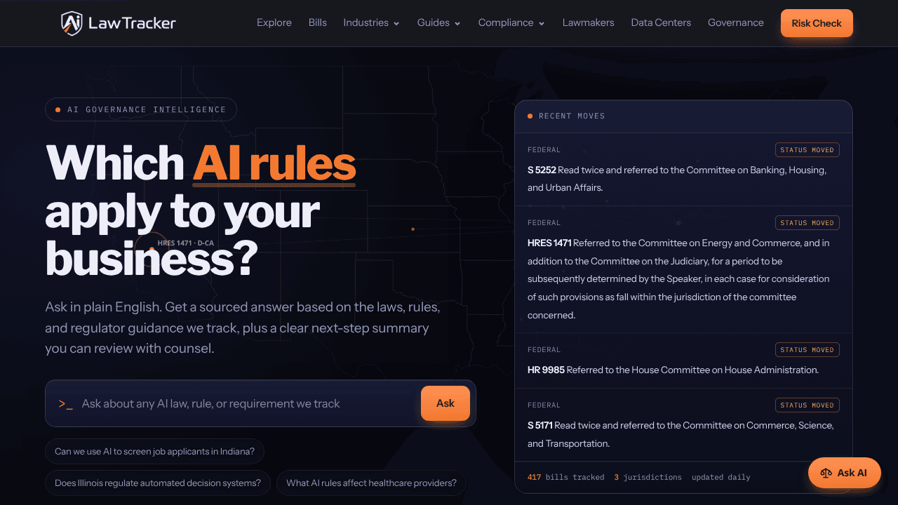 AI Law Tracker