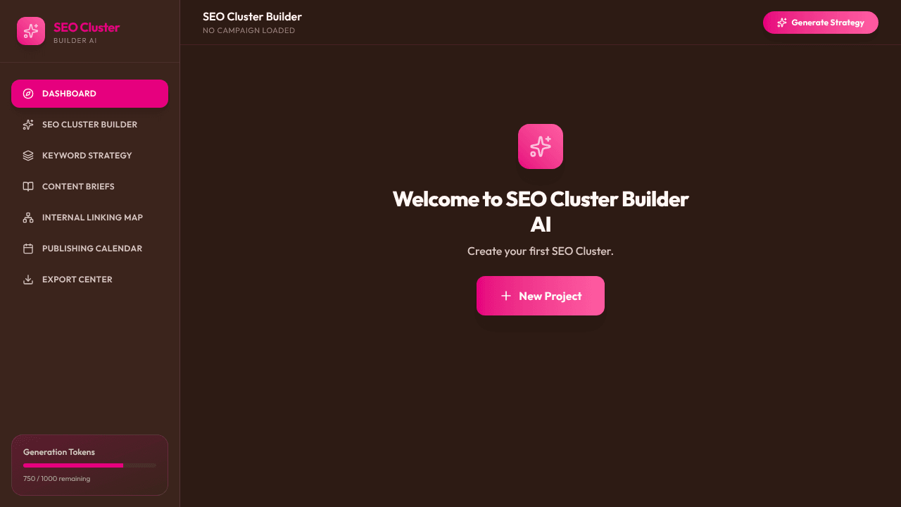 AI SEO Cluster Builder