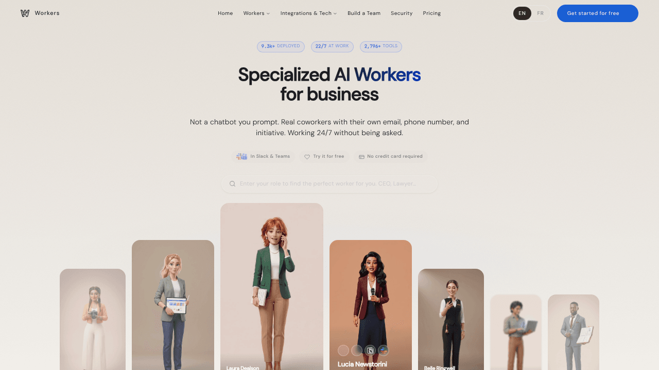 AI WORKERS - unlimited AI employees