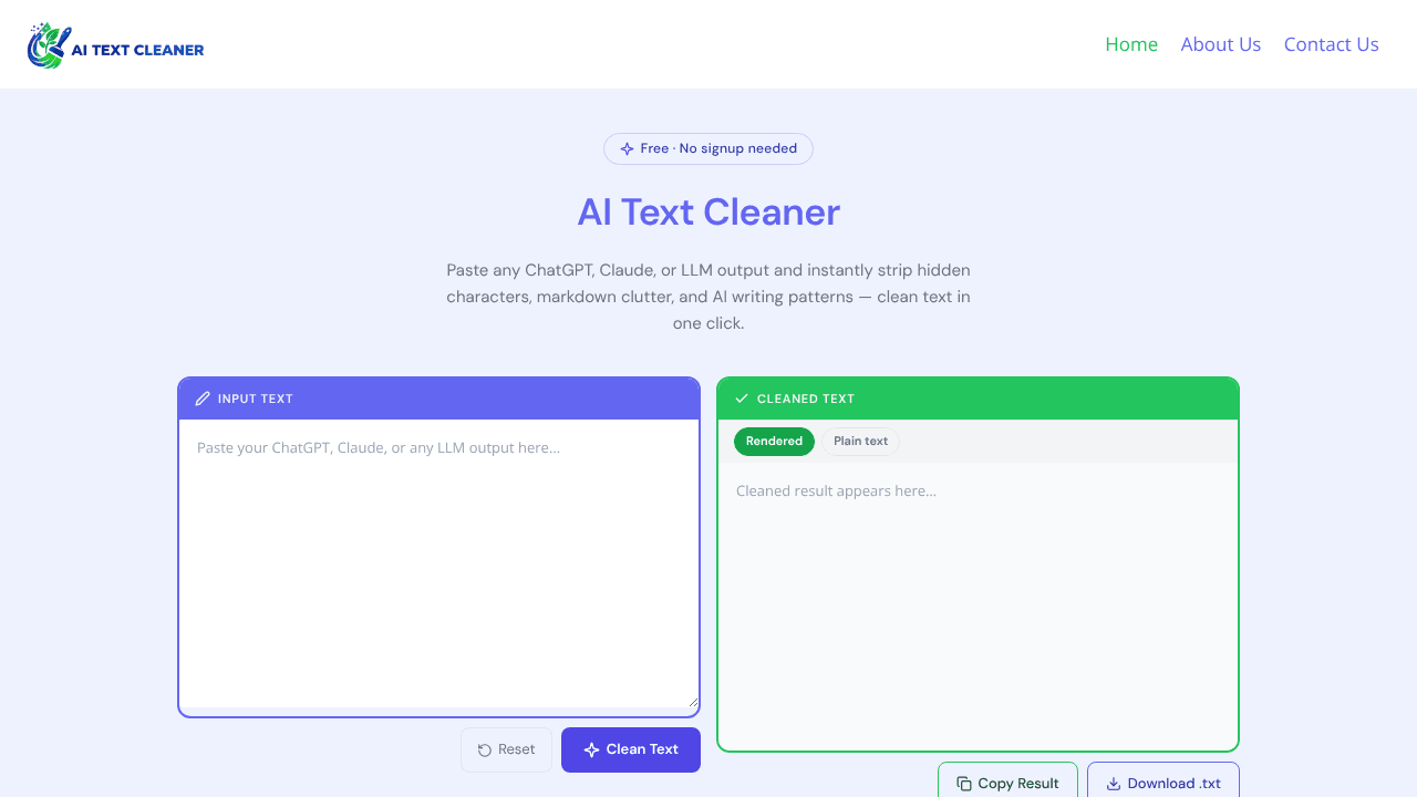 AiCleanerText