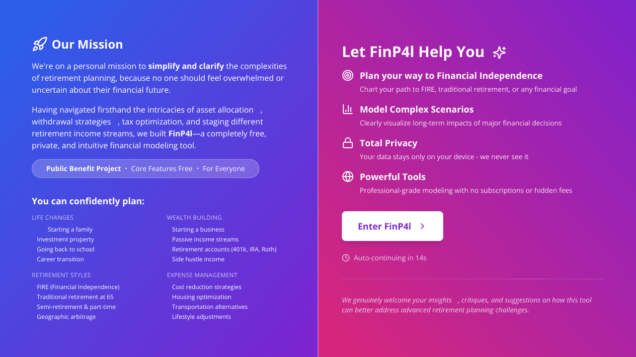 FinP4l Awesome Retirement Calculator