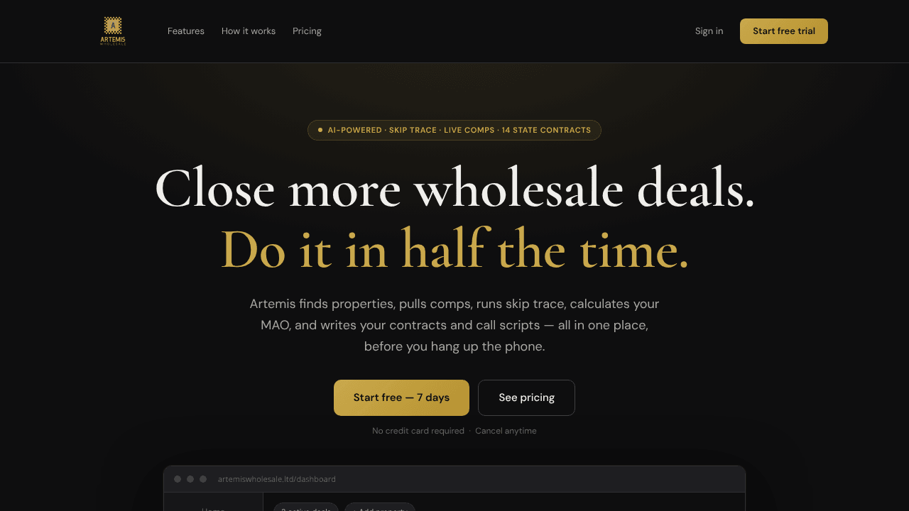 Artemis Wholesale