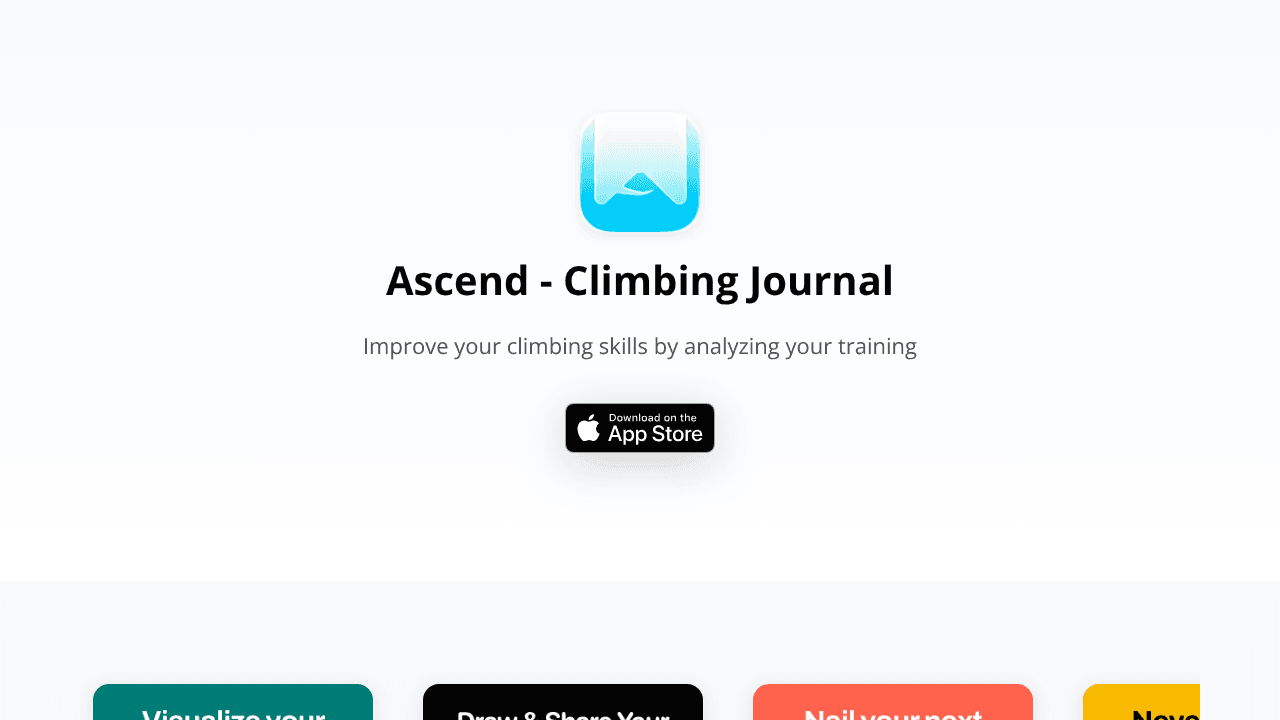 Ascend - Climbing Journal