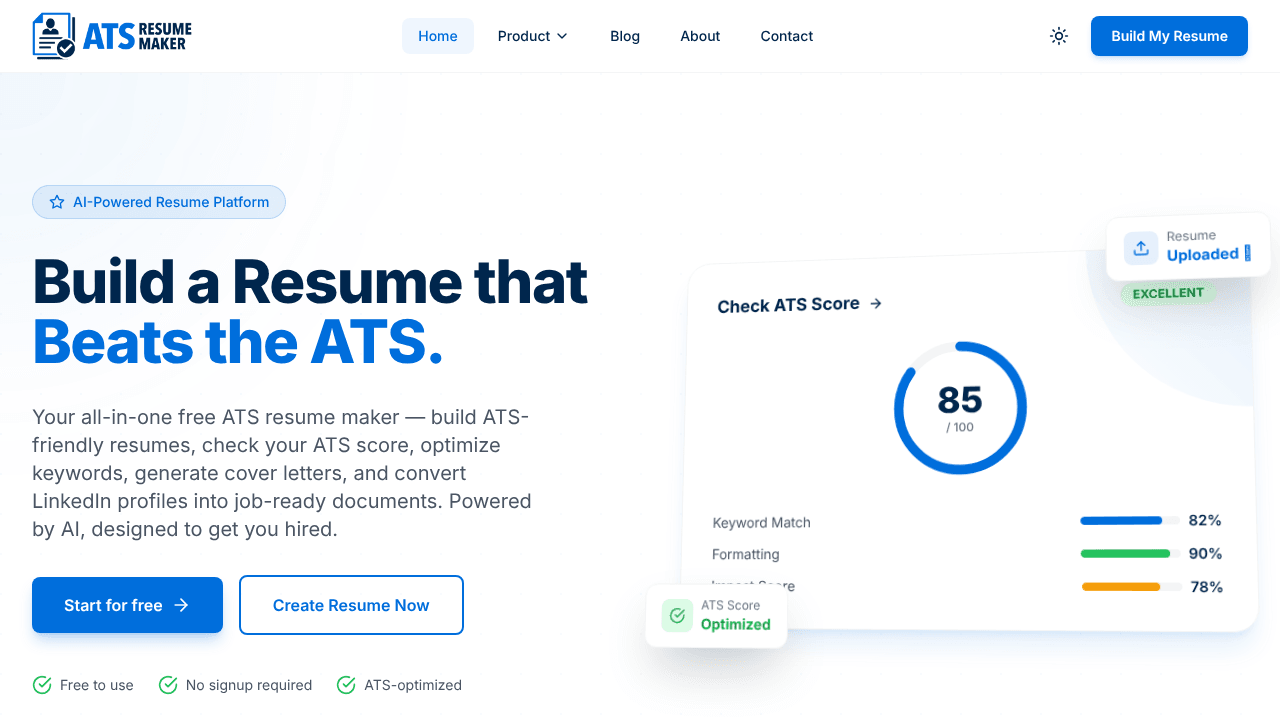 ATS Resume Maker